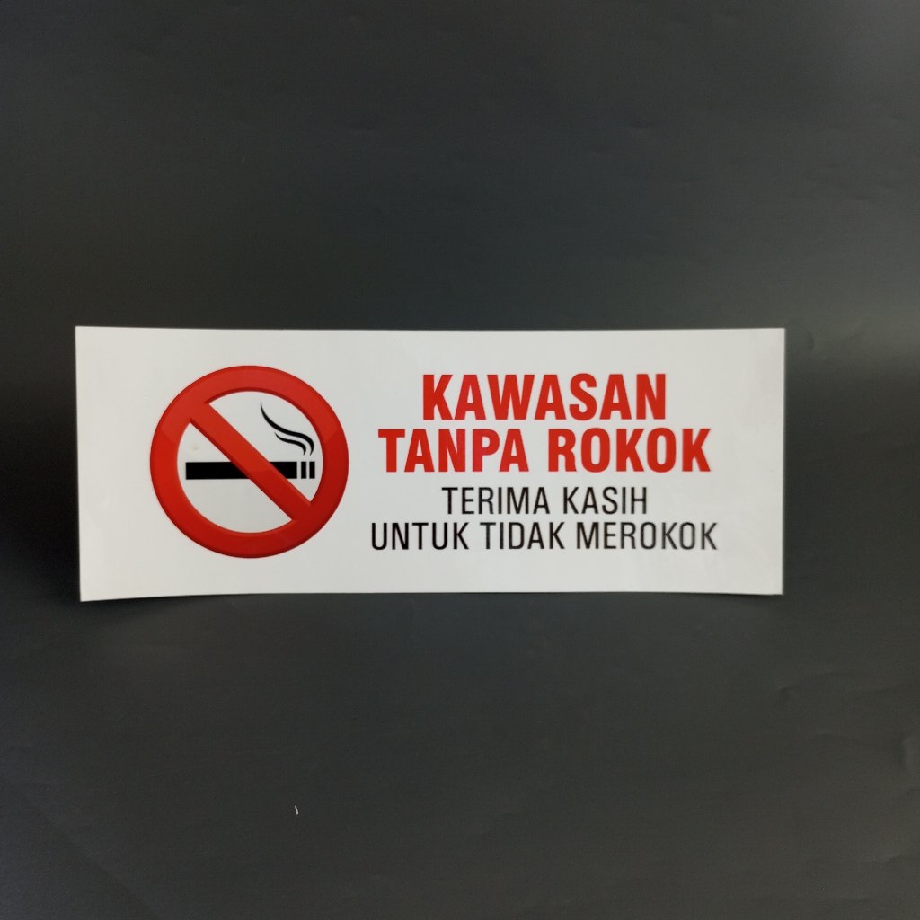 

Stiker Kawasan Tanpa Rokok/ Stiker Vinyl Tanpa Rokok/ Stiker Dilarang merokok