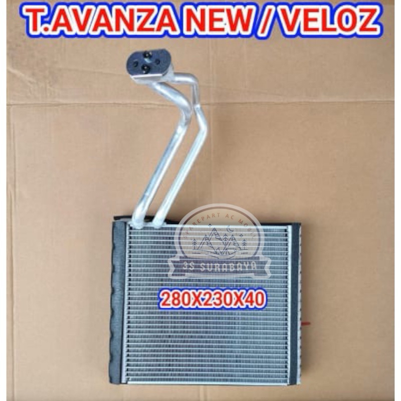 Evaporator All new Avanza Veloz 2012-2016 Ac mobil (Baru/New) Evap Cooling Coil