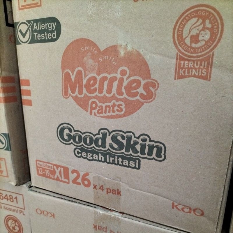 1 KARTON MERRIES UKURAN XL26