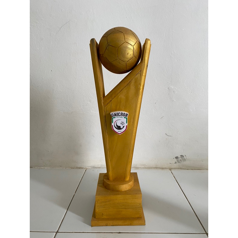 PIALA BERGILIR FULL BOLA KAYU