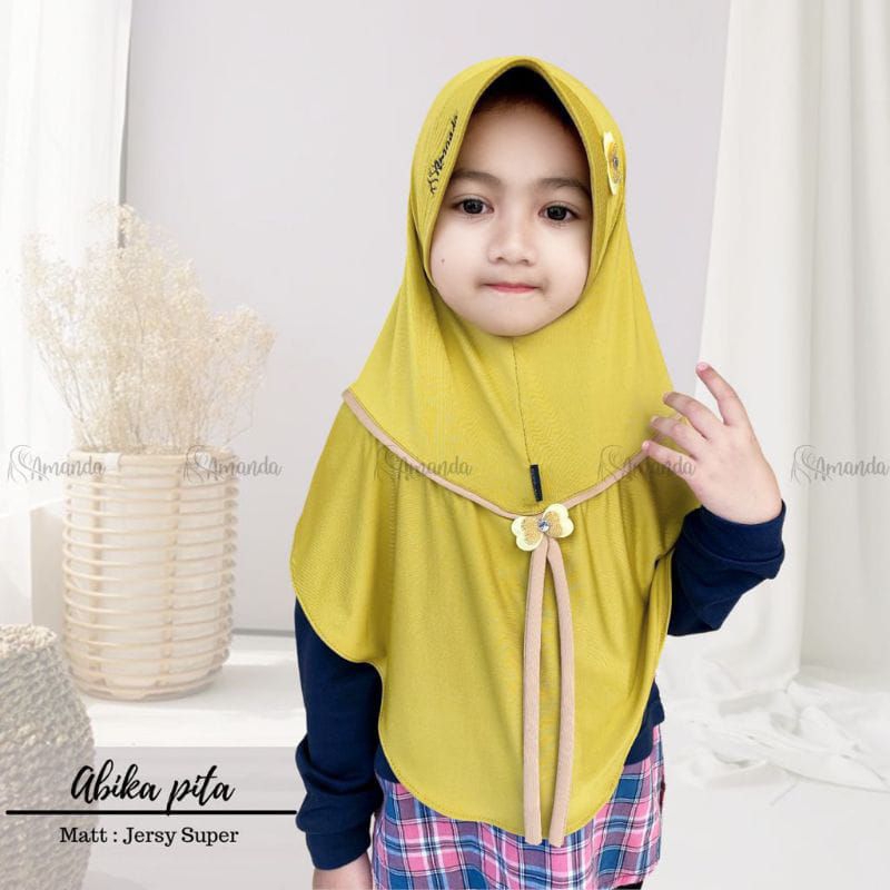 Hijab Instan Anak Abika Pita