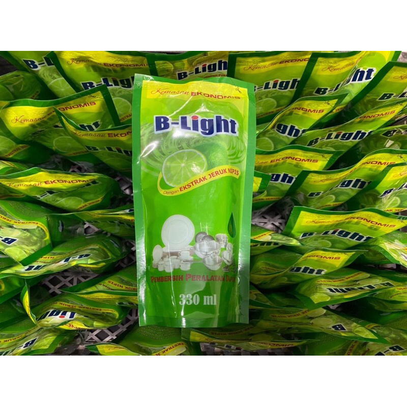 (HEMAT) B-LIGHT - sabun cuci piring ekonomis 330ml (beli 3 atau 6)