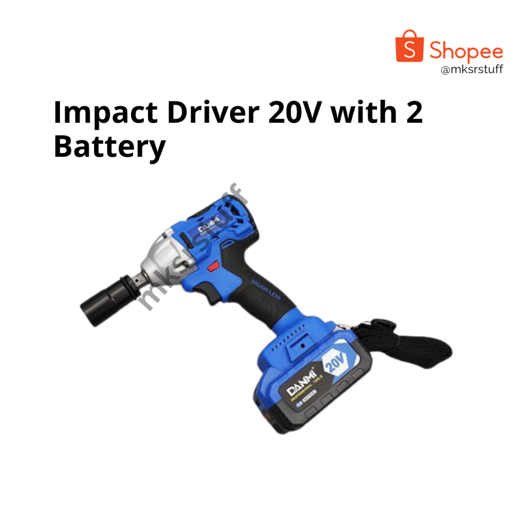 Impact Driver 20V with 2 Battery