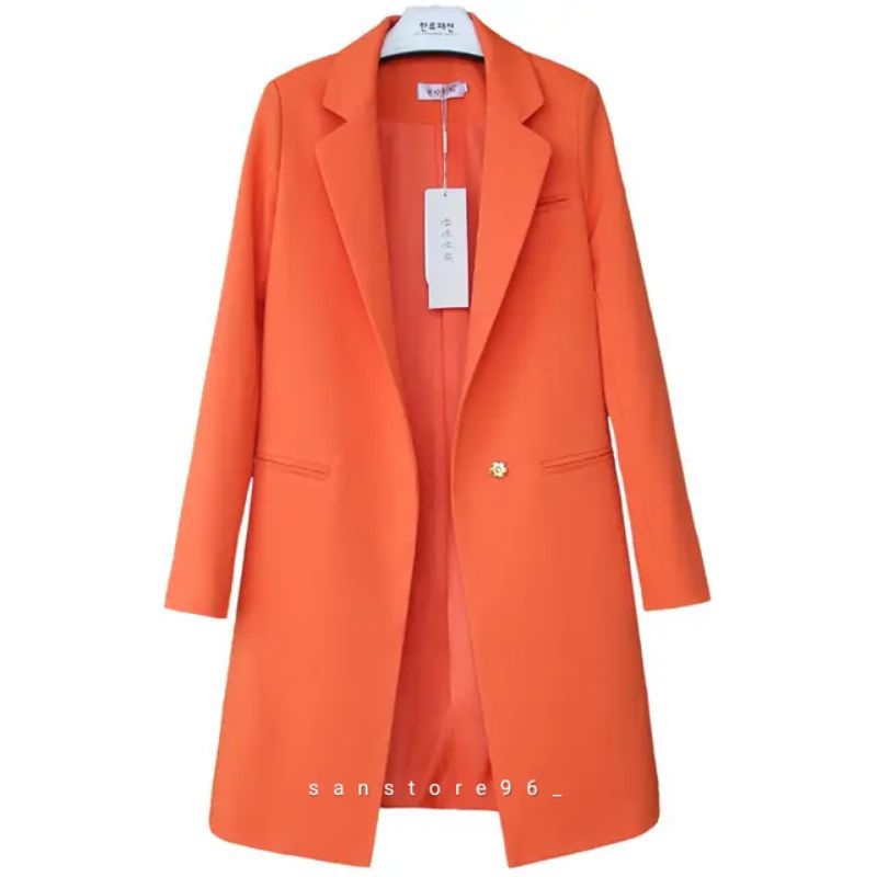 Blazer Long Coat Wanita Panjang | Long Coat Wanita | Long Coat Panjang