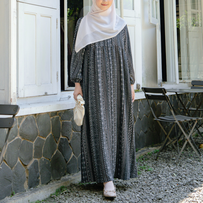 Baby Doll Daily Ethnic Series Gamis Dress Muslimah