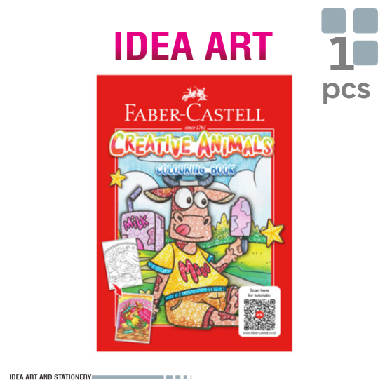 

Creative Animals Colouring Book Faber casltell - 104024