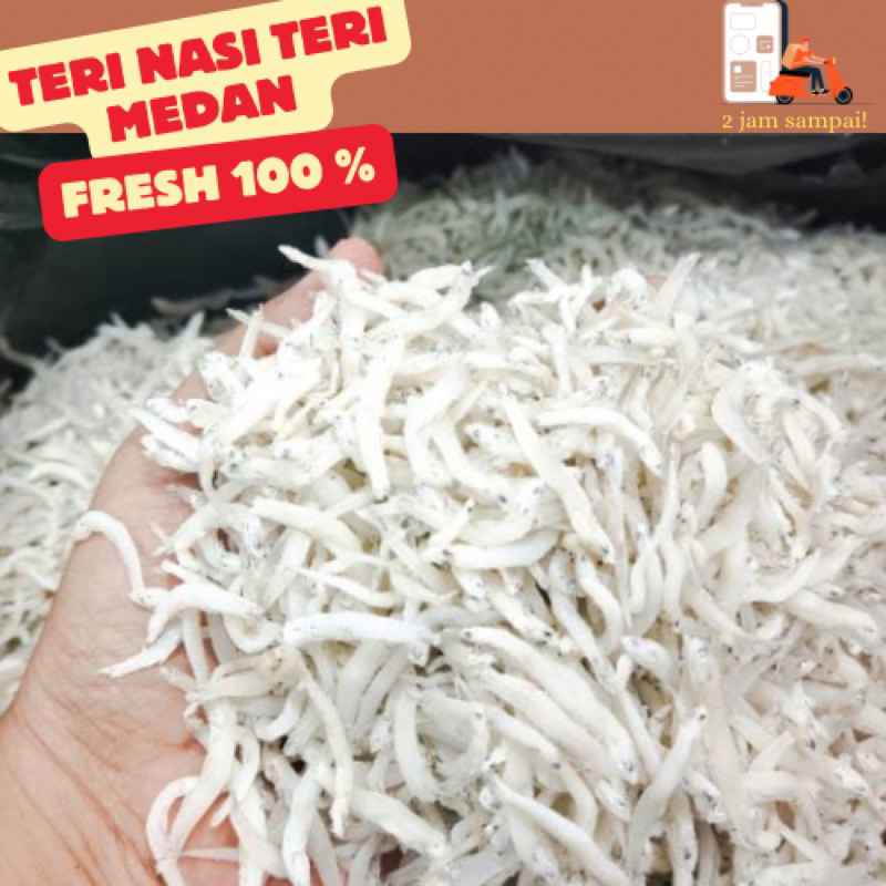 

Teri nasi Teri medan Ikan Teri 100 gram Fresh KIRIM INSTAN BANDUNG