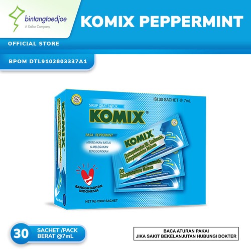 Komix Adult Peppermint Pack (30 Sachet)