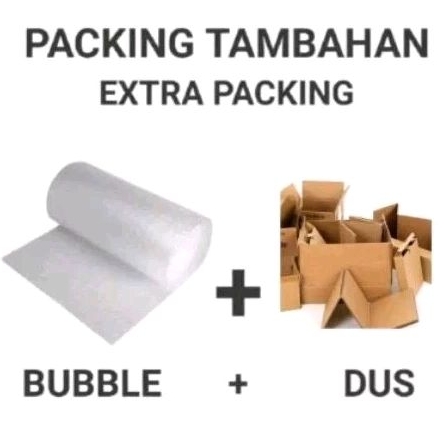 

TAMBAHAN PACKING BUBBLE WARP DAN DUS