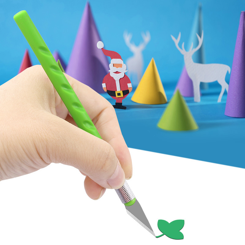 

Pisau Ukir Seni Kerajinan Tangan Alat Pemotong Kertas Pahat Sayur Buah Kayu Super Tajam Cutting Art Carving Knife Multifungsi