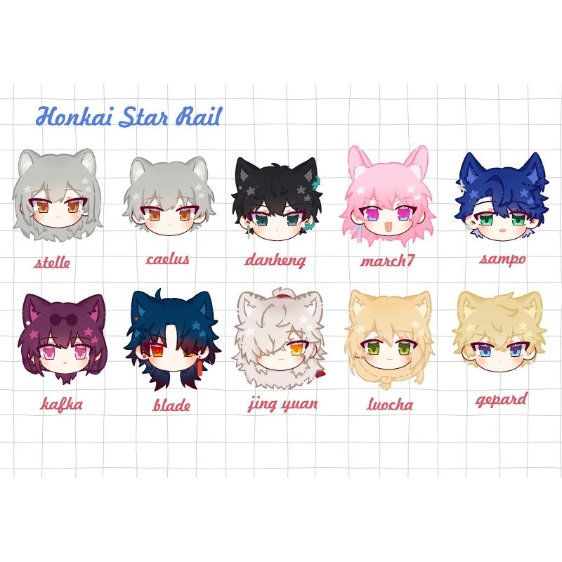 

stickers trigun, honkai star rail HSR, LEN (GANTI PENGIRIMAN KE JNT/JNE)