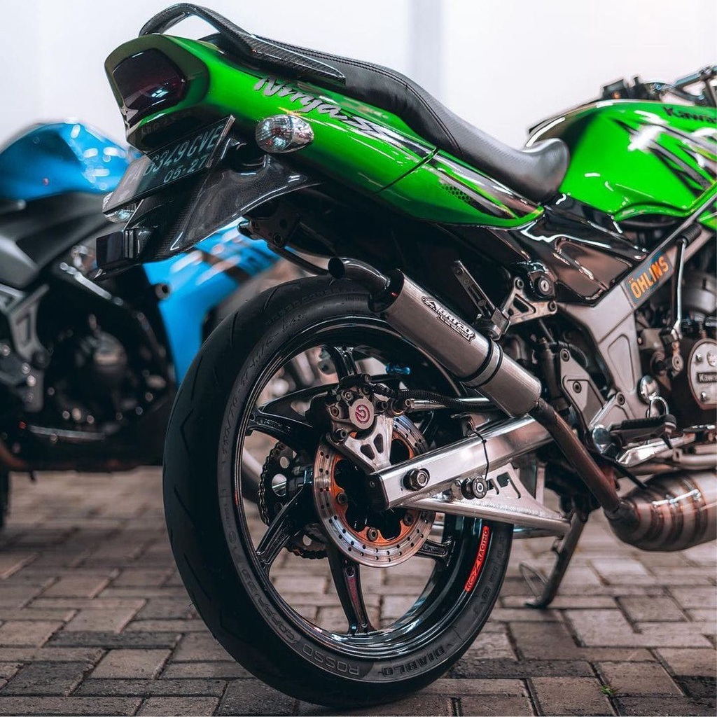 Knalpot ABRT20 Ninja R/SS Kobra Plat Galvanis ORIGINAL PABRIK ABRT20