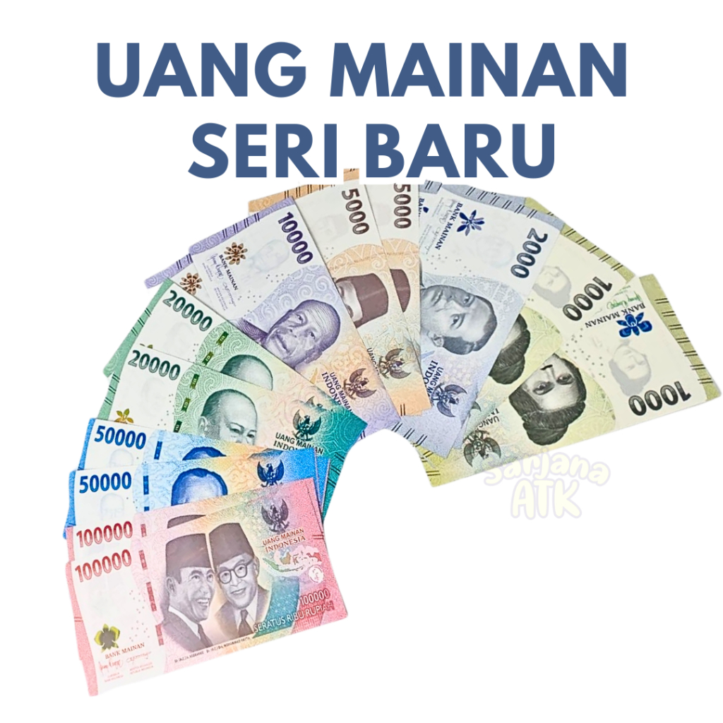 (20pcs) Uang Mainan / Uang Replikasi Mahar / Uang Palsu / Uang Kertas