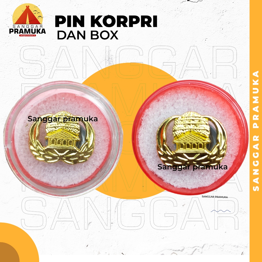 Pin Korpri PNS Magnet Kuning