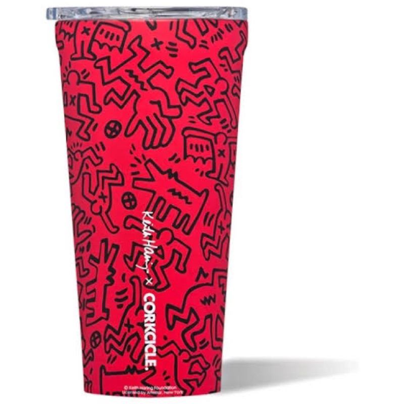 Tumbler Corkcicle Keith Haring - Street Art 16 Oz