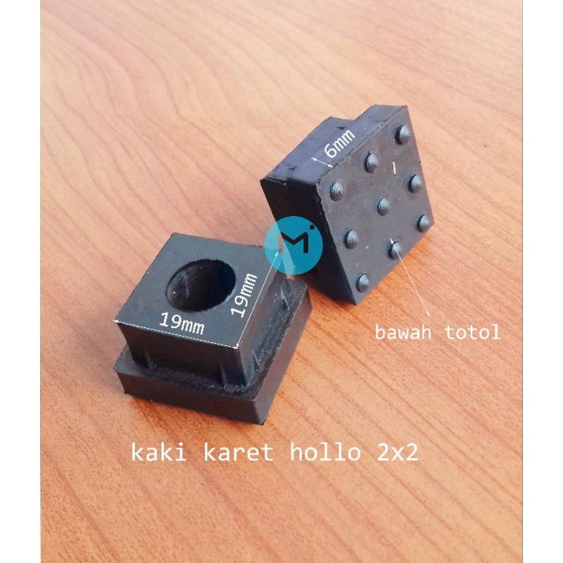 Kaki karet kursi meja hollo 2x2