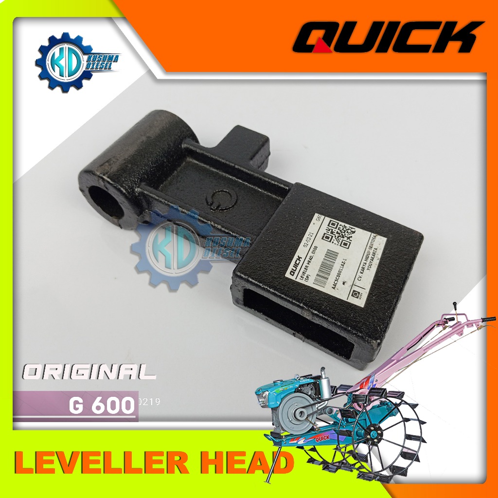 LEVELER HEAD, G600 - KEPALA GARU G600 - TRAKTOR QUICK - SPAREPART - ORIGINAL - TERMURAH - TERLENGKAP