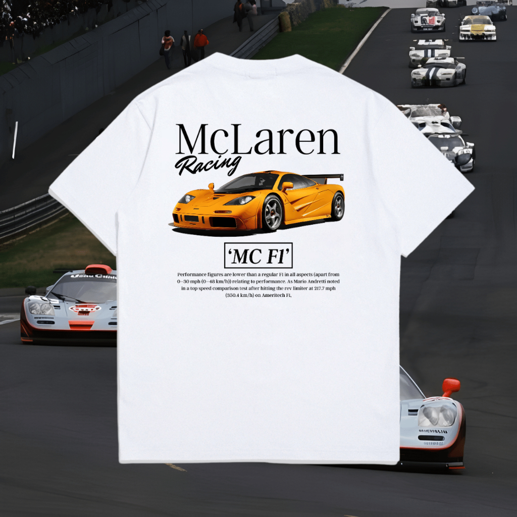 Mclaren F1 Tshirt Kaos Polos T-shirt Otomotif