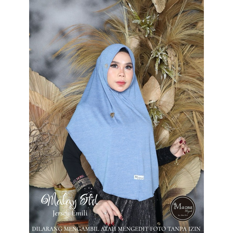 JILBAB DAILY INSTAN JERSEY MALAY UMI PIPIK PET MALAY JERSEY EMILY ORI MAZNA HIJAB