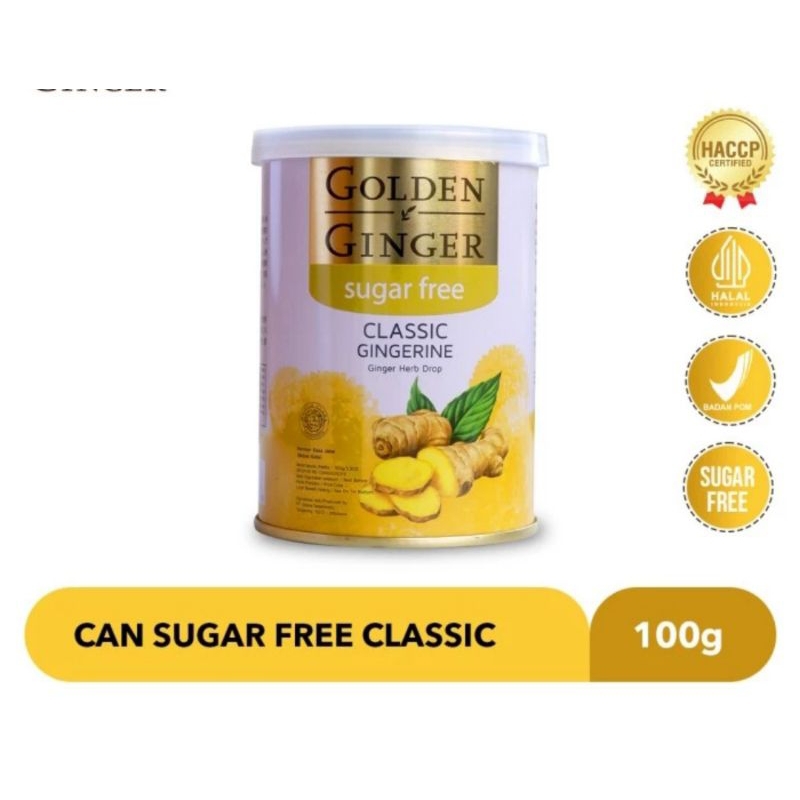 

Permen Jahe Golden Ginger Sugar Free Classic 100 gr