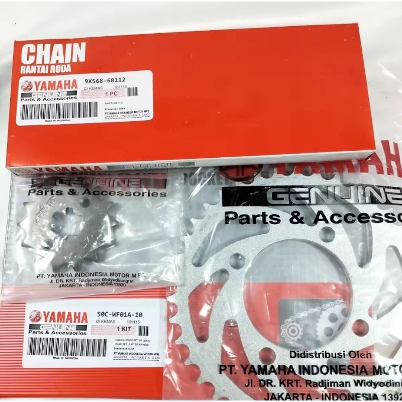 Gear Set Jupiter MX New Gir set JUPITER MX New Gear Set Yamaha Jupiter MX 135 Kode Part 50C