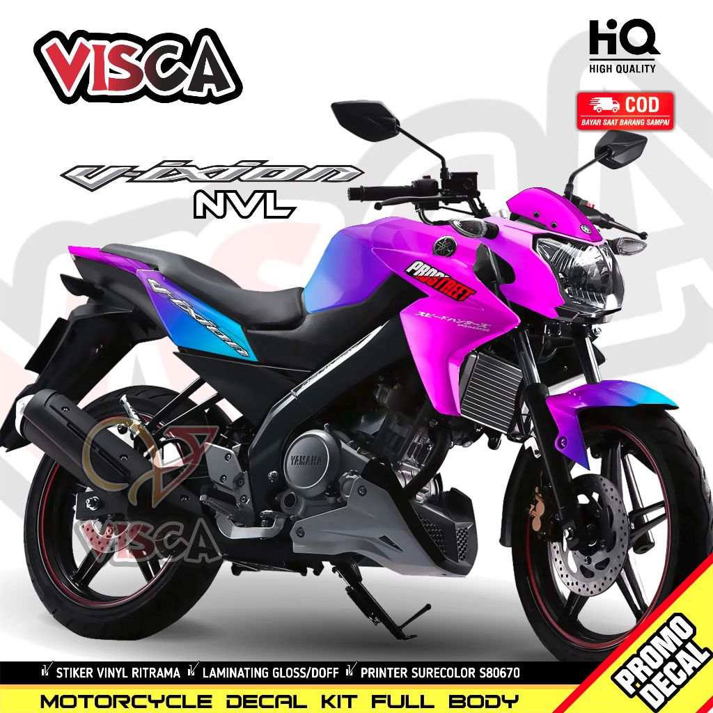 Decal Vixion New Full Body Decal Vixion NVL Full Body Stiker Vixion NVL Full Body Stiker Vixion New 