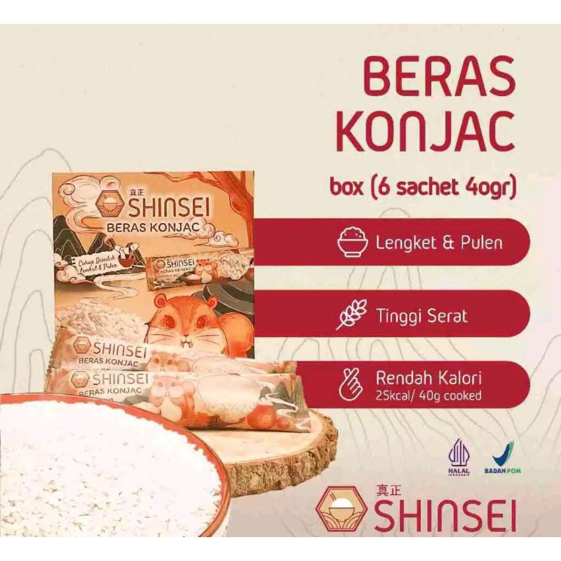 

shinsei beras porang 240gr x 6 sachet