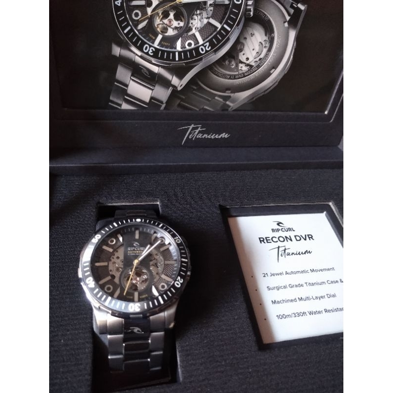 jam Recon DVR Automatic titanium Ripcurl original