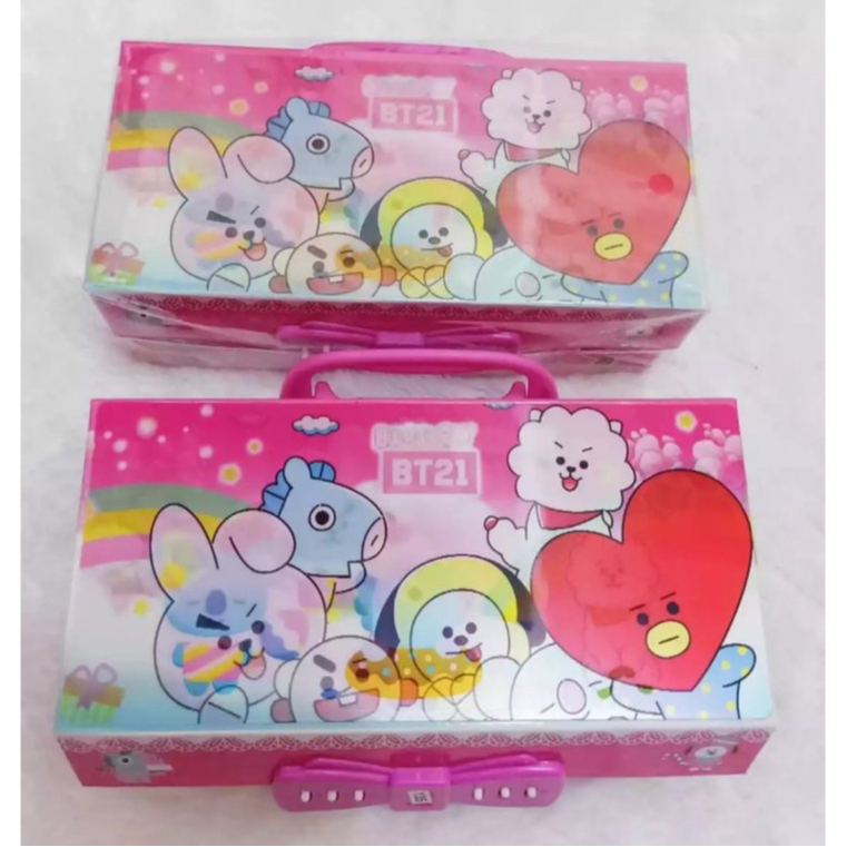 

KOTAK PENSIL KEAMANAN KODE/KOTAK PENSIL SUSUN 3 TINGKAT KARAKTER 3D