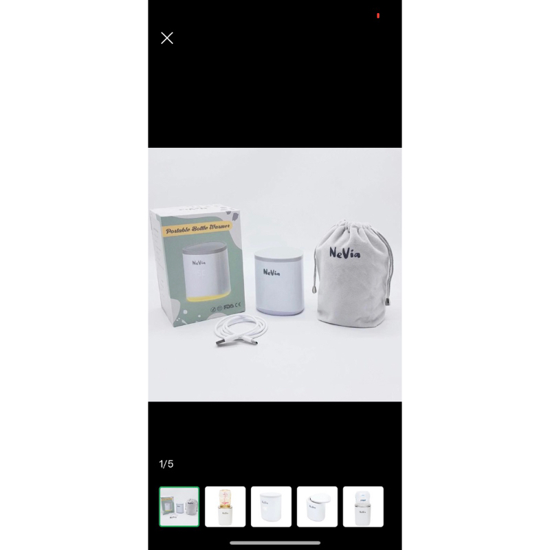 Nevia Portable Bottle Warmer V2 Preloved