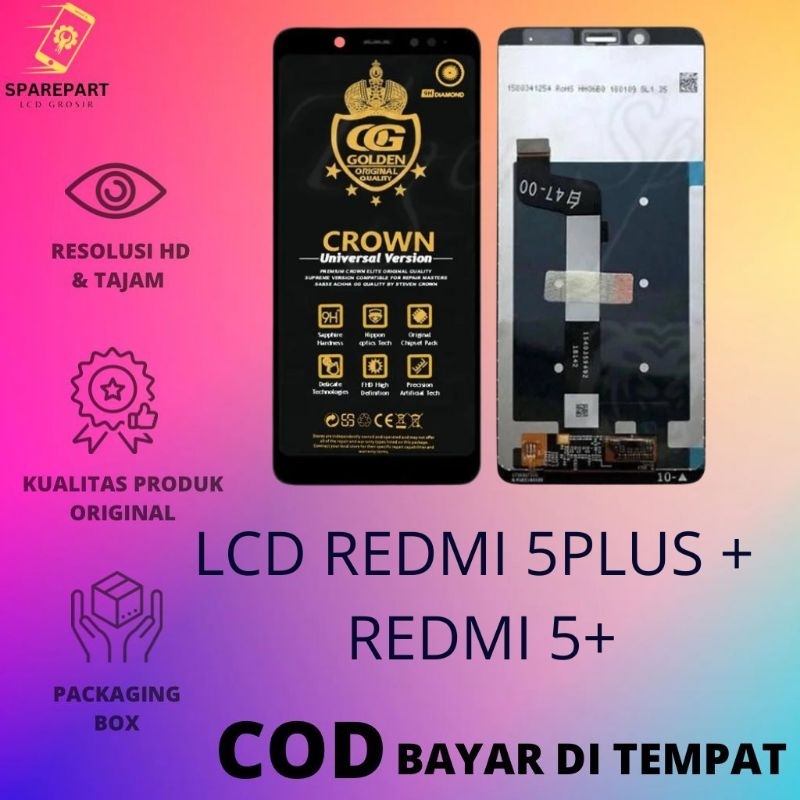 LCD FULLSET XIAOMI REDMI 5PLUS / 5+ ORIGINAL