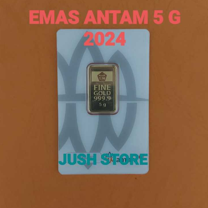 LOGAM MULIA ANTAM 5 GRAM EDISI PRESS / EMAS ANTAM 5 GRAM / EMAS 5 GRAM 2024