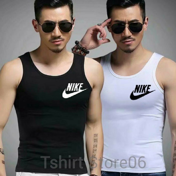 Dijamin Ori Singlet NKE Dewasa Kaos Singlet Pria Cotton Kaos Dalam Lelaki COD