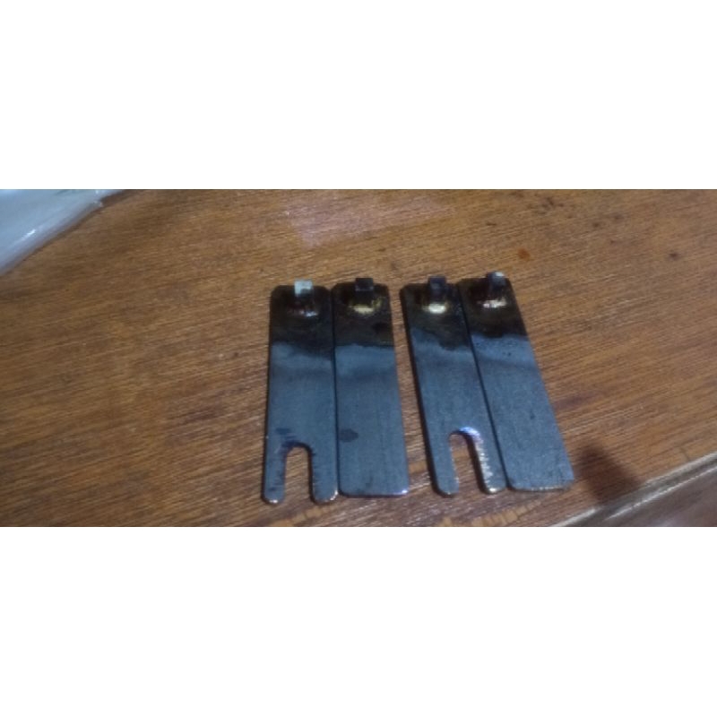 platina baja widia plat tebal 2mm panjang tangkai 7cm untuk modifikasi tanpa lubang