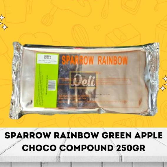 

Kualitas terbaik] SPARROW Green Apple Compound 250gr/Cokelat Baking Sparrow 250gr Apple