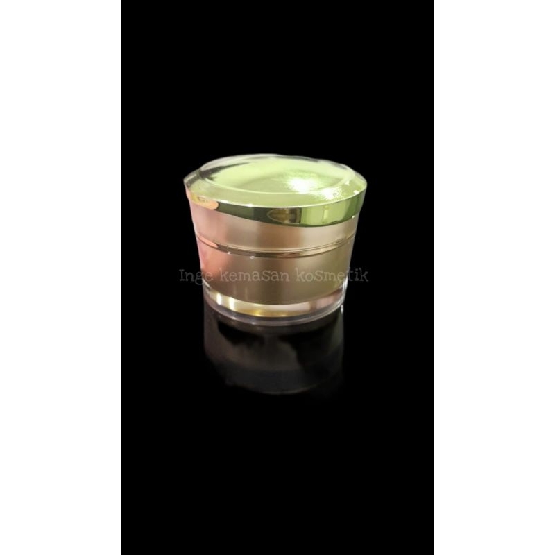 POT KRIM / POT CREAM AKRILIK KANEBO JAR 10 GRAM GOLD LIST GOLD IMPORT