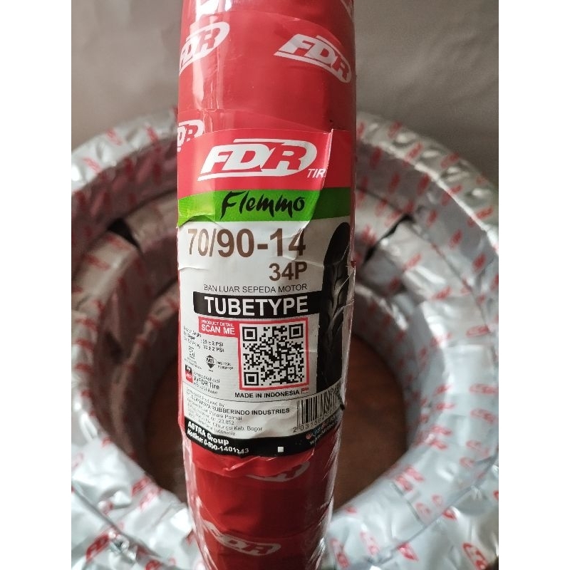 Ban TUBETYPE BAN DEPAN MIO, MIO J, FINO.FDR Flemmo 70/90 14