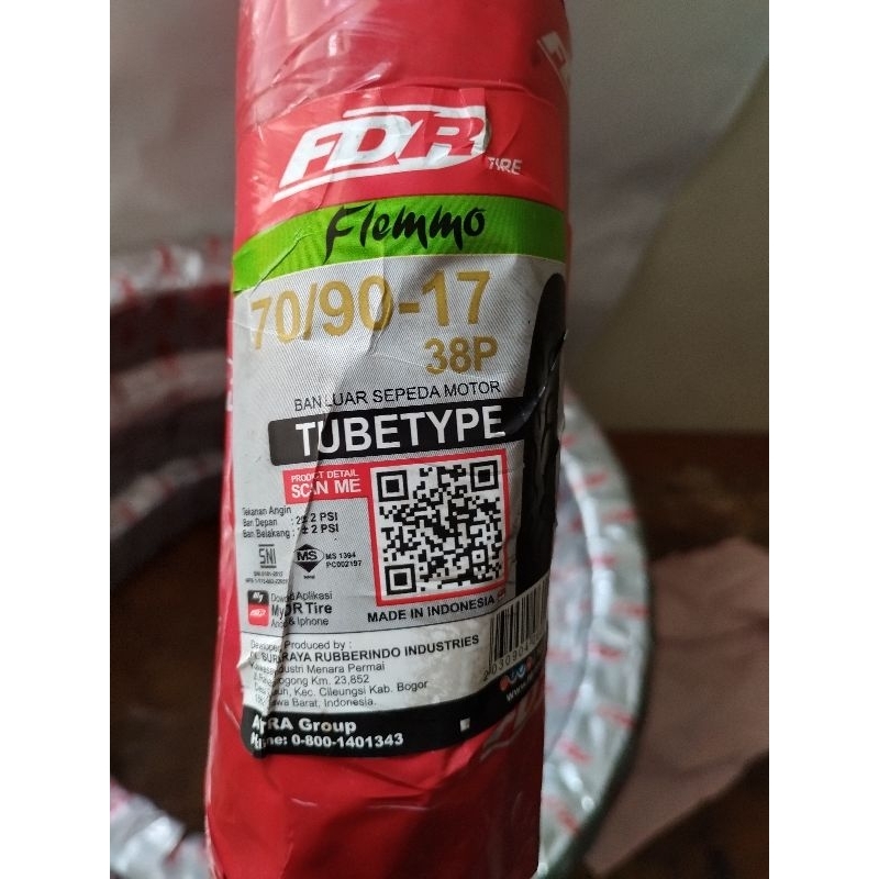 Ban FDR Flemmo 70/90 17 tubetype