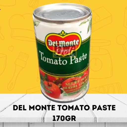 

siap kirim] Del Monte Tomato Paste 170gr/Pasta Tomat Delmonte Kaleng 170g Tomato