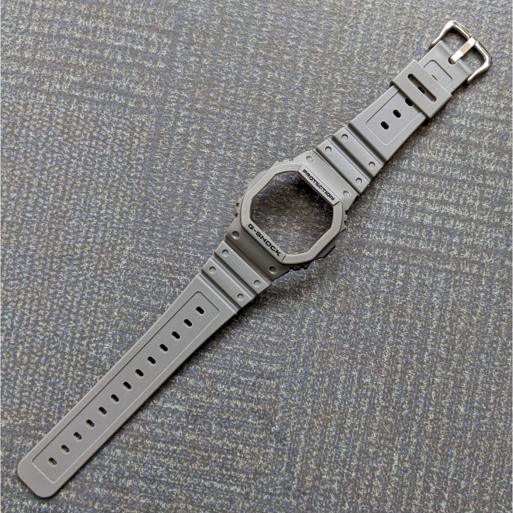 BNB STRAP BEZEL GSHOCK G SHOCK DW 5600 GW B5600 GRX 5600  DW 5700 SOLID  GREY ABU