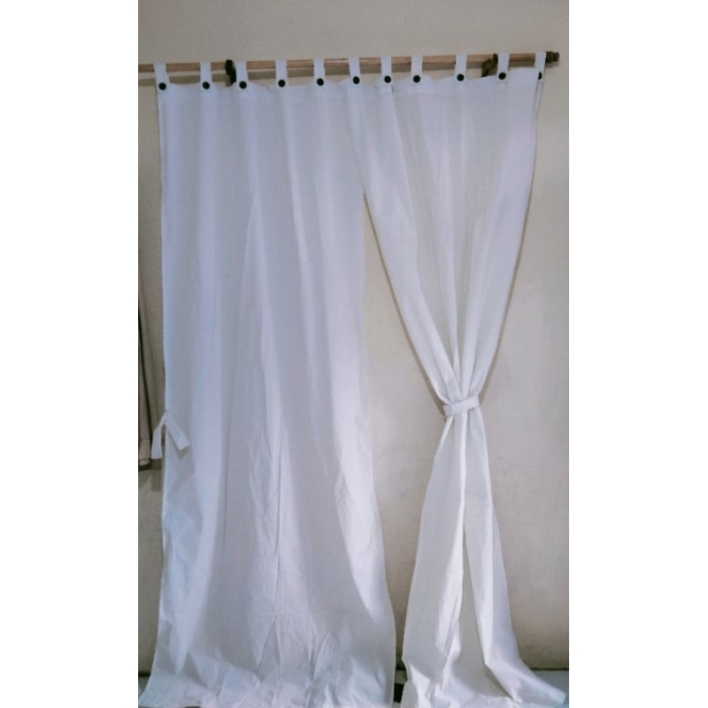 gorden polos tanpa poni 200x150 cm