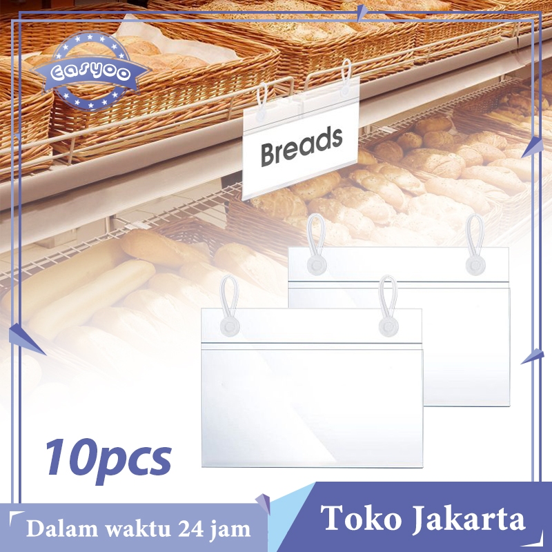 

10 X 6 Cm Isi 10 Price Tag Gantung Untuk Keranjang Promo