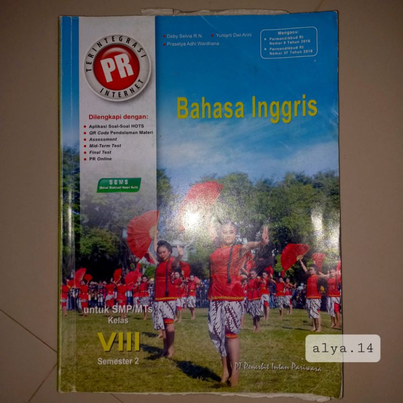 [PRELOVED] LKS Buku Bahasa Inggris/ English Intan Pariwara Kelas 7&8 SMP Sem. 1&2