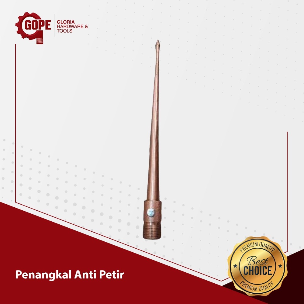 Penangkal Petir Trisula Tembaga Kuningan