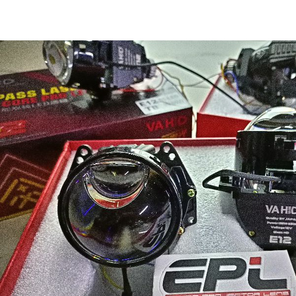 Projie Proji Projector Biled sniper VAHID E12 LASER 3 inch Bluelens 55w pure laser vahid E7