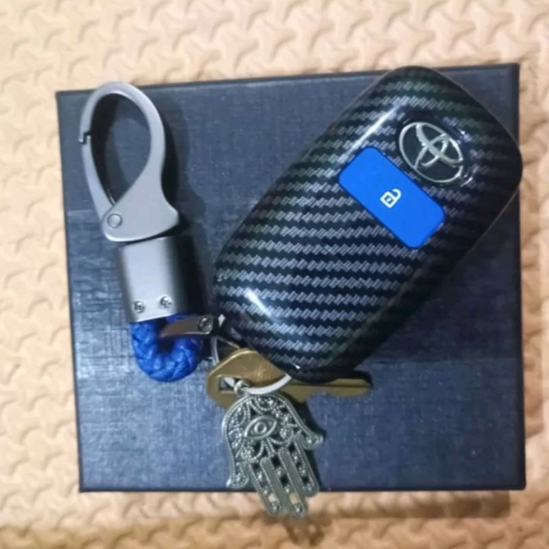 Shell Case Toyota Raize Avanza Carbon - Casing Kunci Toyota Raize Avanza Carbon