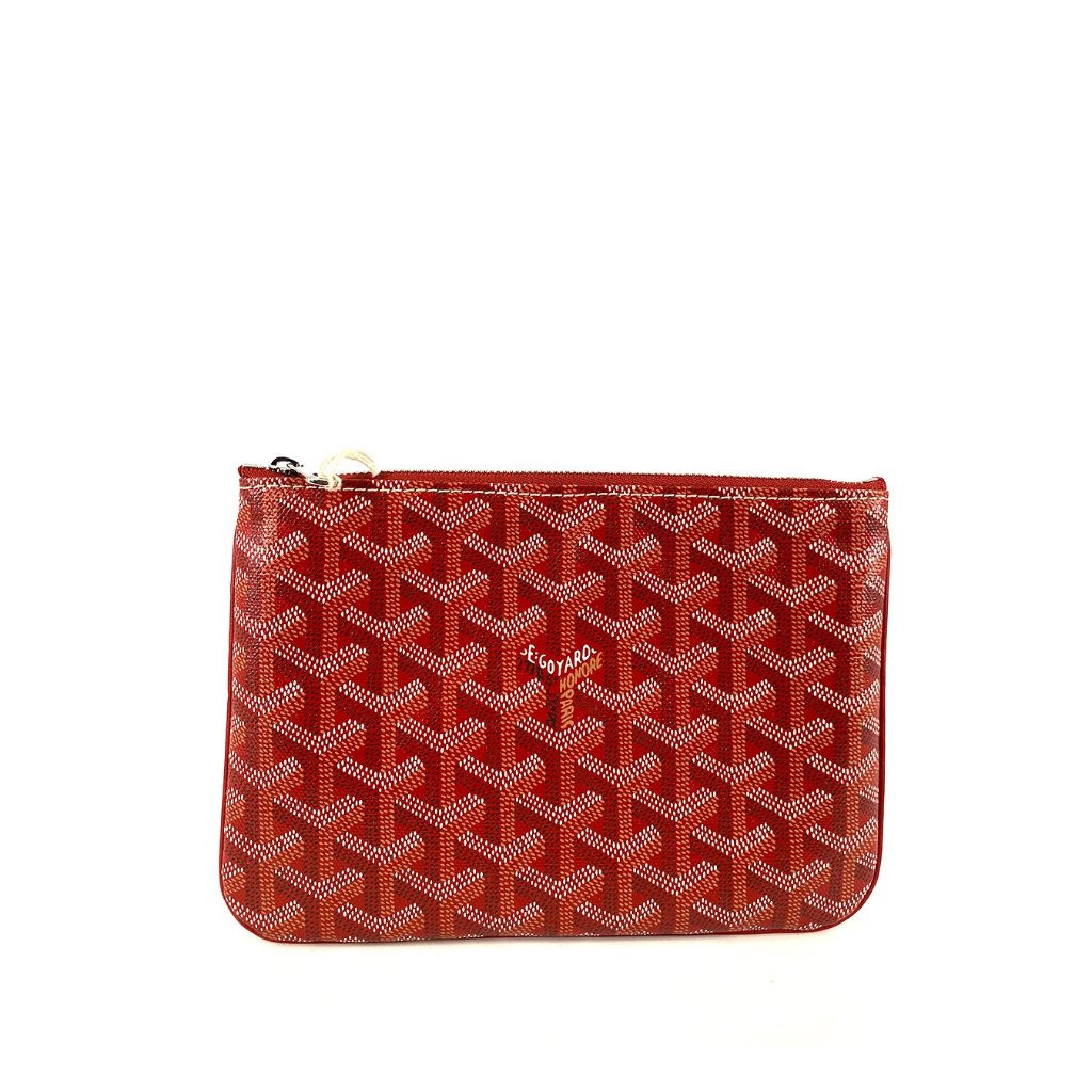 Pouch Goyard Senat PM Red with Zip