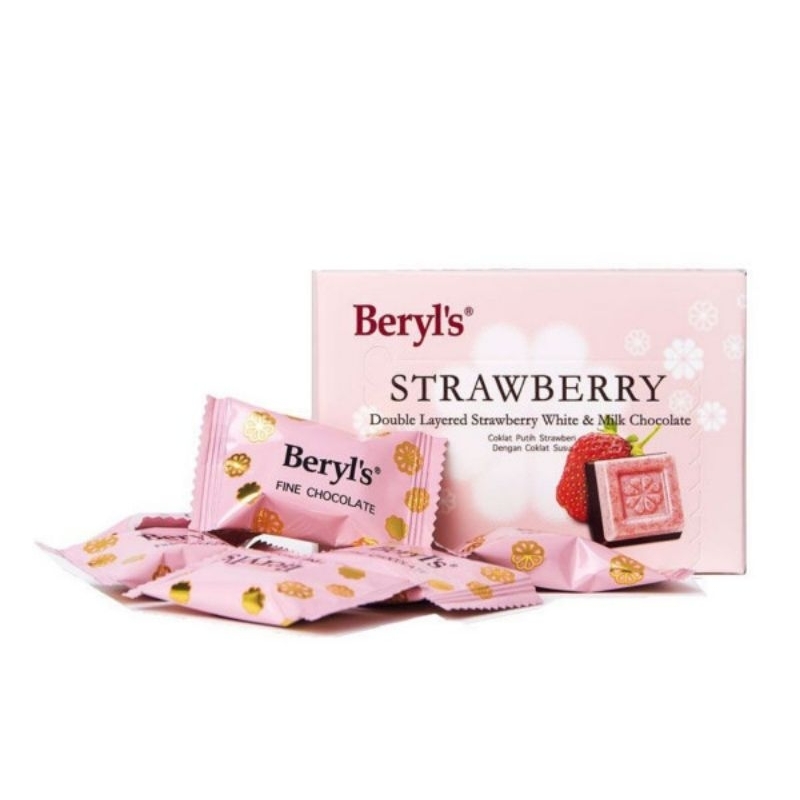 

COKELAT Beryl's READYSTOCK [EXP 01/2025] Beryl's Double Layered Strawberry & Milk Chocolate 60g Original Siap Kirim Jastip Malaysia Original Coklat Snack Import Chocolate Terenak Oleh-Oleh Malaysia Kuala Lumpur Beryls Beril Beryl Berils