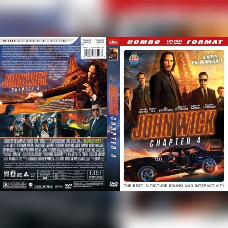 Kaset Film Action JOHN WICK CHAPTER 4 - 2023 - HD