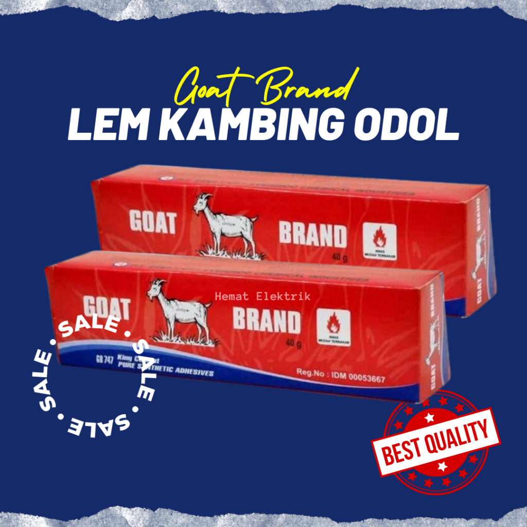 

Lem Kambing Goat Brand 40 Gram murah Lem Kambing Grosir Goat Brand Odol Lem Kambing Odol Lem Serbaguna